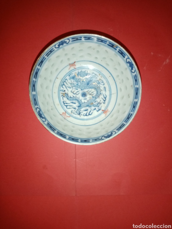 Antig&uuml;edades: Cuenco de porcelana Oriental - Foto 1