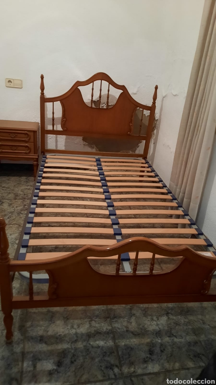 Antig&uuml;edades: Cama 1,05 antigua - Foto 2