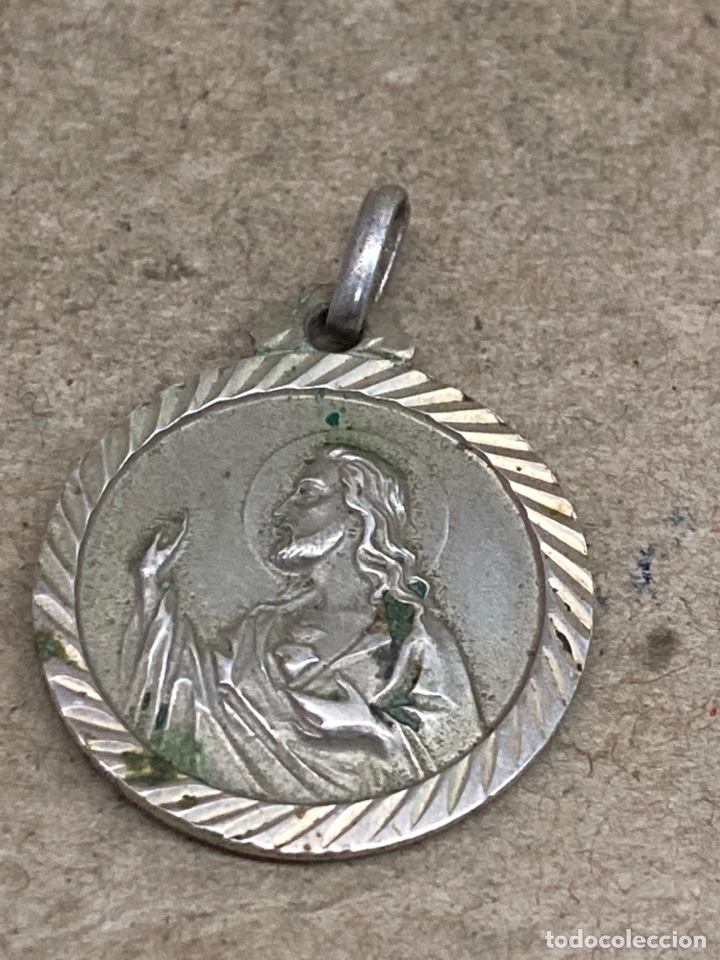 Antig&uuml;edades: Medalla de plata religiosa - Foto 1