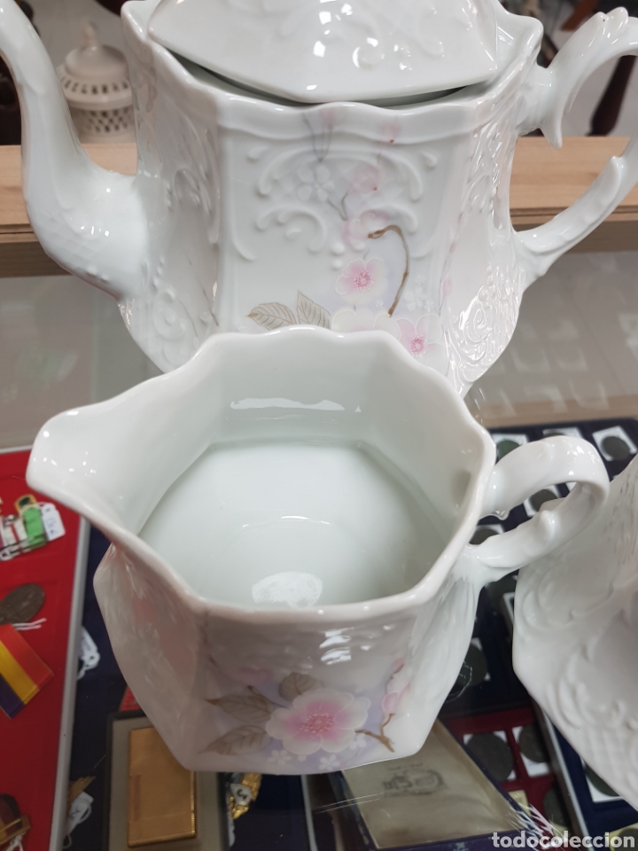 Antig&uuml;edades: JUEGO CAF&Eacute; PORCELANA - Foto 8