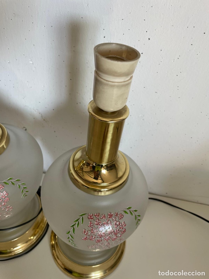 Antig&uuml;edades: L&aacute;mpara de Cristal antigua - Foto 2