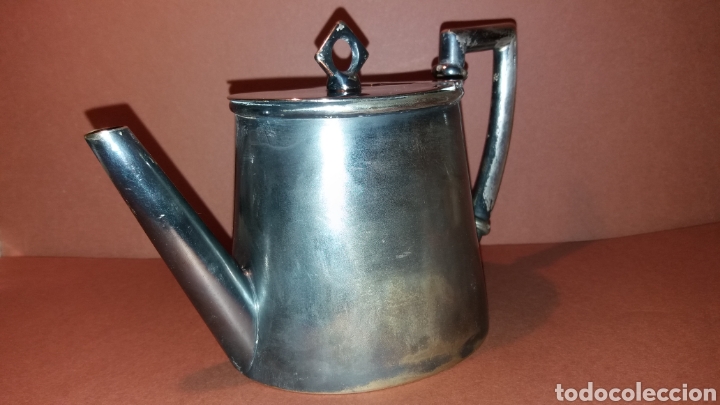 Antig&uuml;edades: Tetera a&ntilde;os 20.Plata de Meneses - Foto 3