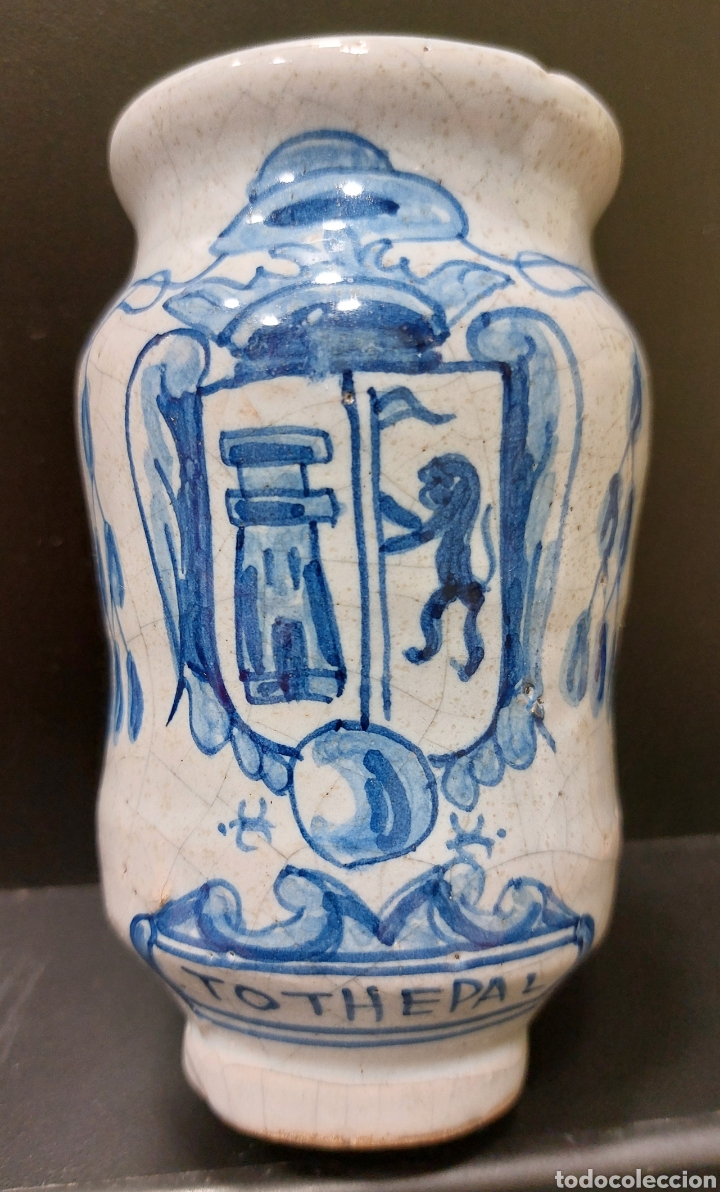 Antig&uuml;edades: TALAVERA, ALBARELO DE FARMACIA - Foto 1
