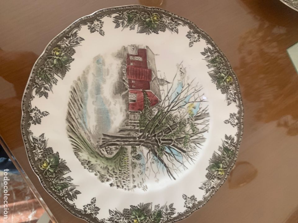 Antig&uuml;edades: 2 Platos cer&aacute;mica Johnson bros - Foto 1
