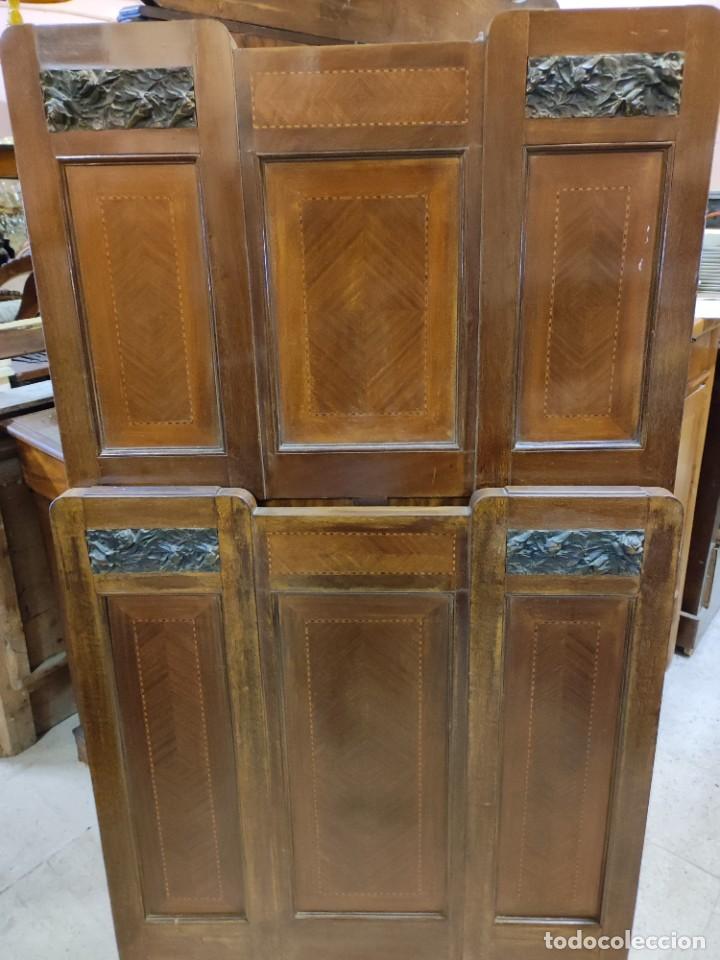Antig&uuml;edades: Cama siglo XIX - Foto 3