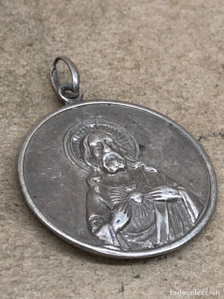 Antig&uuml;edades: Medalla de plata religiosa - Foto 1