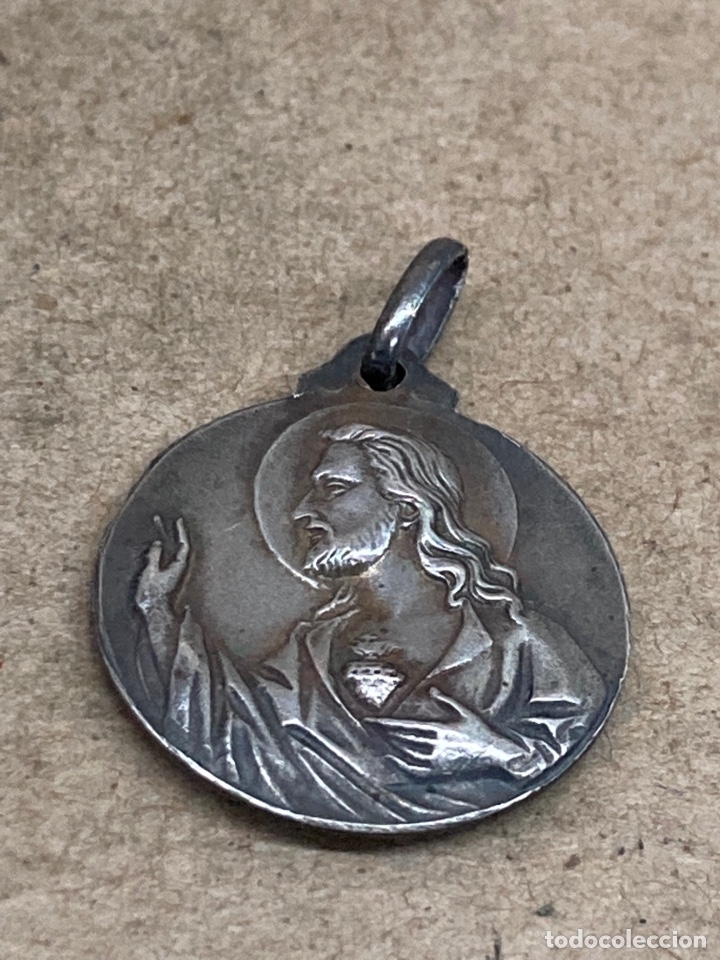 Antig&uuml;edades: Colgante de plata religioso - Foto 1