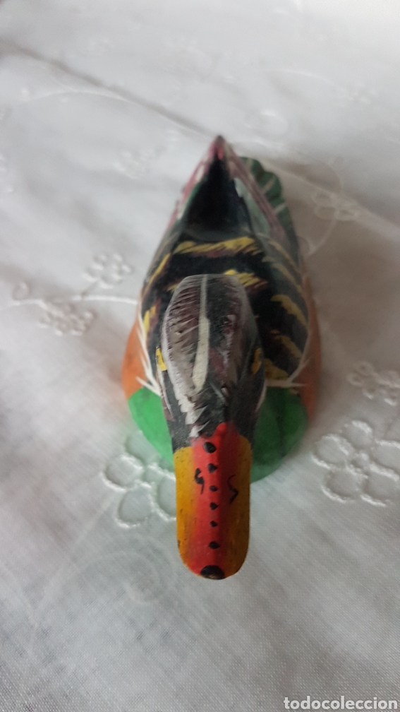 Antig&uuml;edades: Pato De Madera artesanal - Foto 3