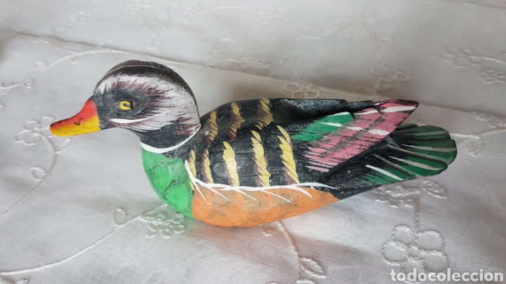 Antig&uuml;edades: Pato De Madera artesanal - Foto 1