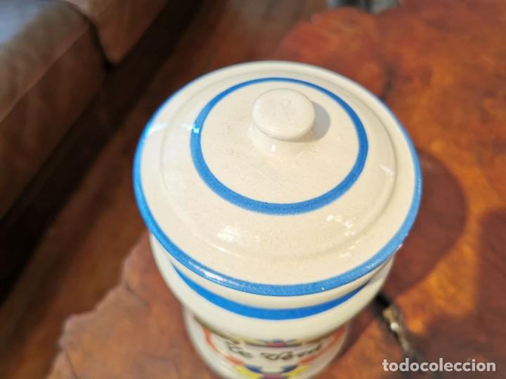 Antig&uuml;edades: ALBARELO DE CERAMICA TE VERDE - Foto 2