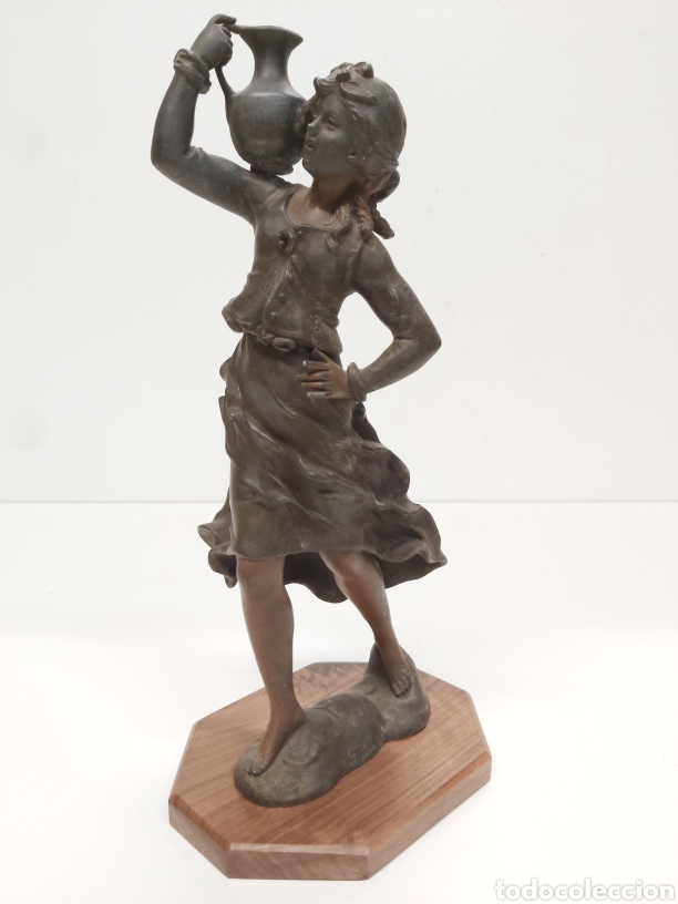 Antig&uuml;edades: Figura Calamina Aguadora - Foto 2