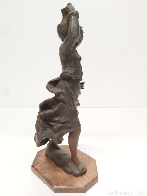 Antig&uuml;edades: Figura Calamina Aguadora - Foto 3