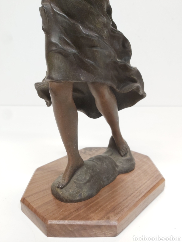 Antig&uuml;edades: Figura Calamina Aguadora - Foto 7