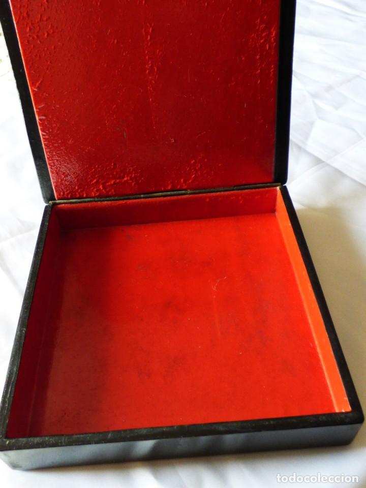 Antig&uuml;edades: CAJA LACADA RUSA. S. XX - Foto 4