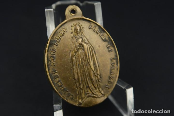 Antig&uuml;edades: Antigua Medalla Religiosa - Foto 3