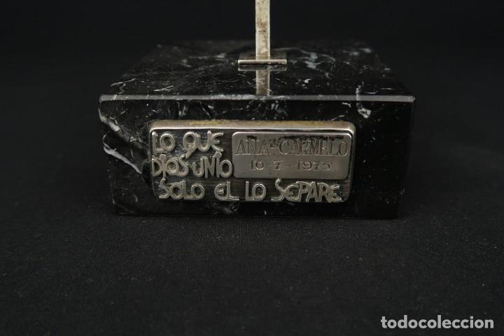 Antig&uuml;edades: Antiguo Crucifijo de Plata - Foto 4