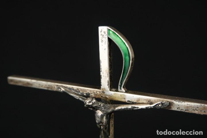 Antig&uuml;edades: Antiguo Crucifijo de Plata - Foto 7