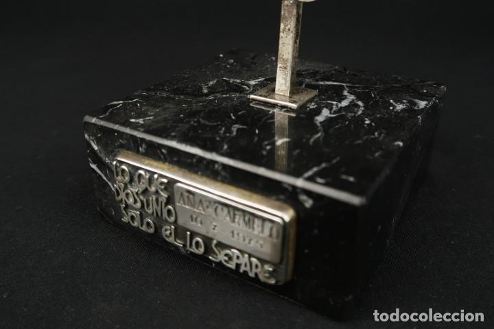 Antig&uuml;edades: Antiguo Crucifijo de Plata - Foto 9
