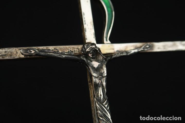 Antig&uuml;edades: Antiguo Crucifijo de Plata - Foto 17