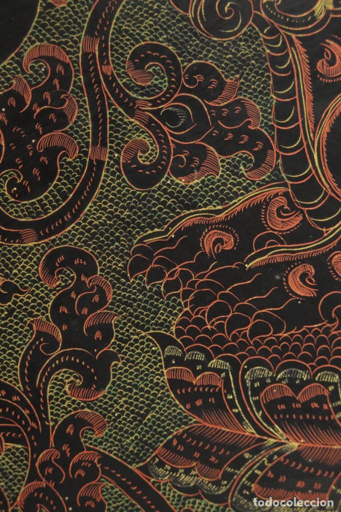 Antig&uuml;edades: PANEL DIOSA LACADO. INDIA. CA 1900 - Foto 28