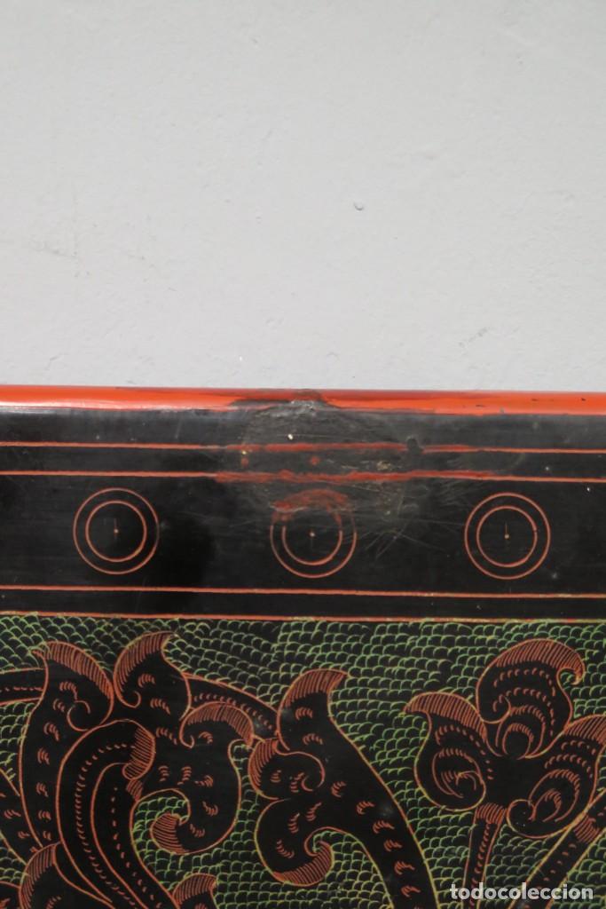 Antig&uuml;edades: PANEL DIOSA LACADO. INDIA. CA 1900 - Foto 44