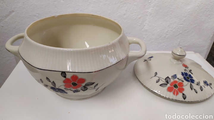 Antig&uuml;edades: Sopera Antigua de porcelana - Foto 3