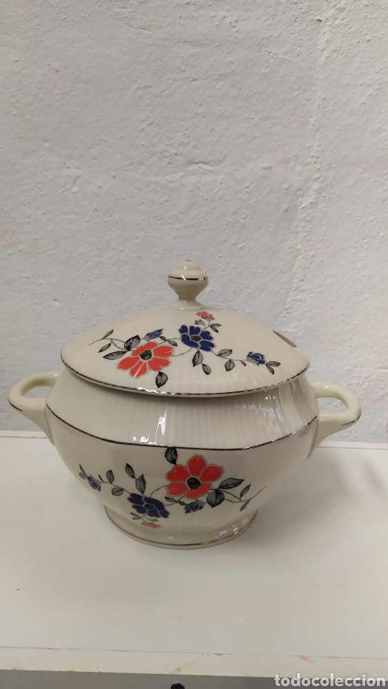 Antig&uuml;edades: Sopera Antigua de porcelana - Foto 5