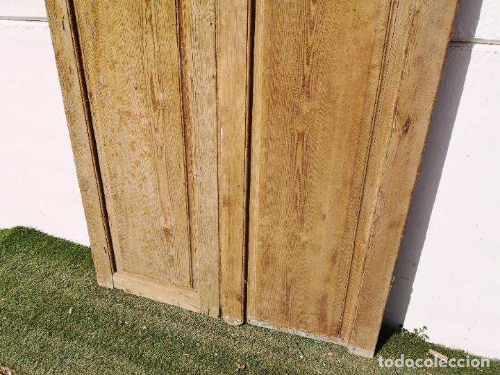 Antig&uuml;edades: Puerta antigua de interior de doble hoja - Foto 2