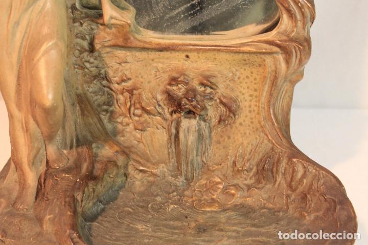 Antig&uuml;edades: ESPEJO TOCADOR CERAMICA - Foto 5