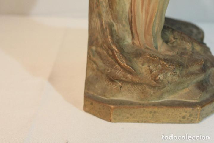 Antig&uuml;edades: ESPEJO TOCADOR CERAMICA - Foto 11