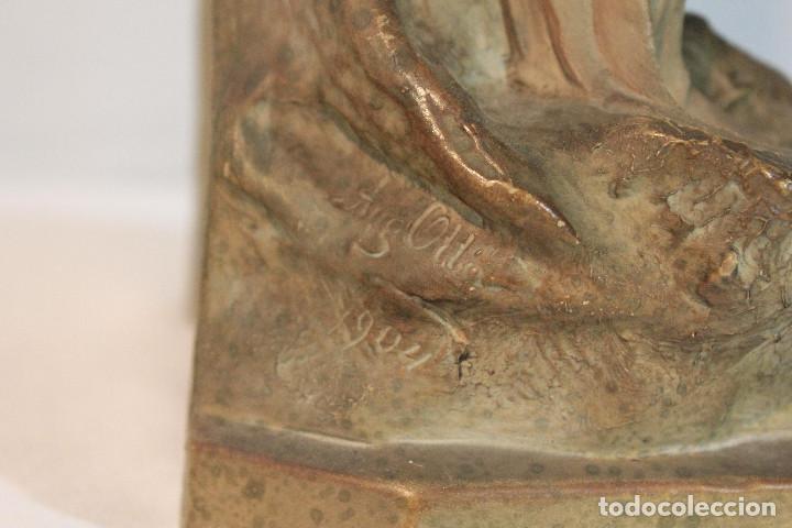 Antig&uuml;edades: ESPEJO TOCADOR CERAMICA - Foto 12