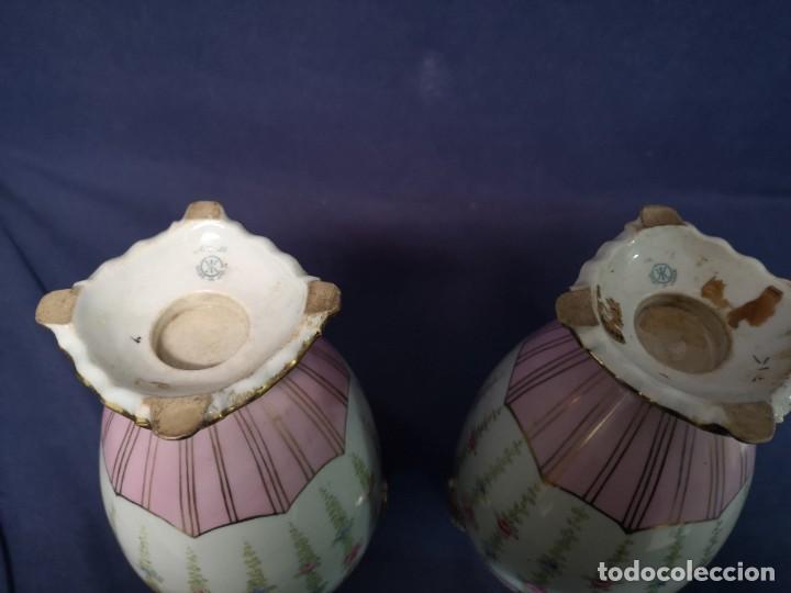 Antig&uuml;edades: PAREJA DE JARRONES JAPONESES - Foto 12