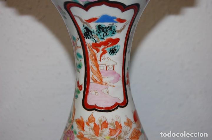Antig&uuml;edades: JARRON SATSUMA S. XIX SELLO EN LA BASE - Foto 6