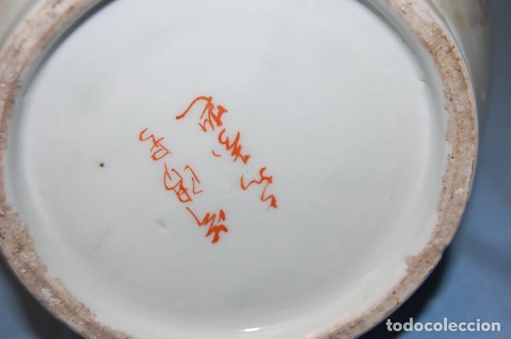 Antig&uuml;edades: JARRON SATSUMA S. XIX SELLO EN LA BASE - Foto 12