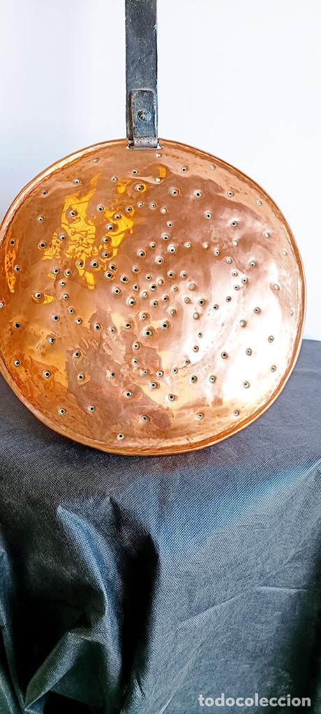 Antig&uuml;edades: Calentador de cama mango de hierro - Foto 4