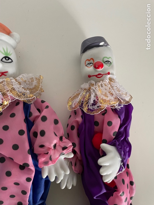 Antig&uuml;edades: Lote de payasos de porcelana - Foto 2