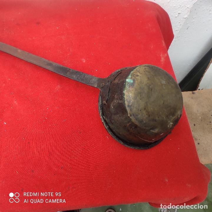 Antig&uuml;edades: cazo antiguo cobre - Foto 3