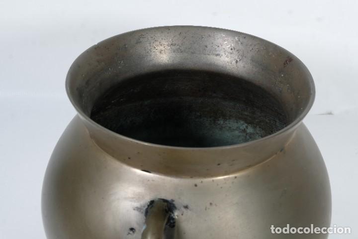 Antig&uuml;edades: Antigua olla en bronce siglo XVIII - Foto 5