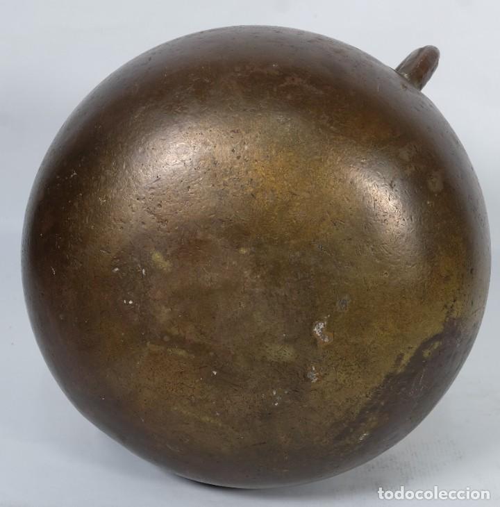 Antig&uuml;edades: Antigua olla en bronce siglo XVIII - Foto 6