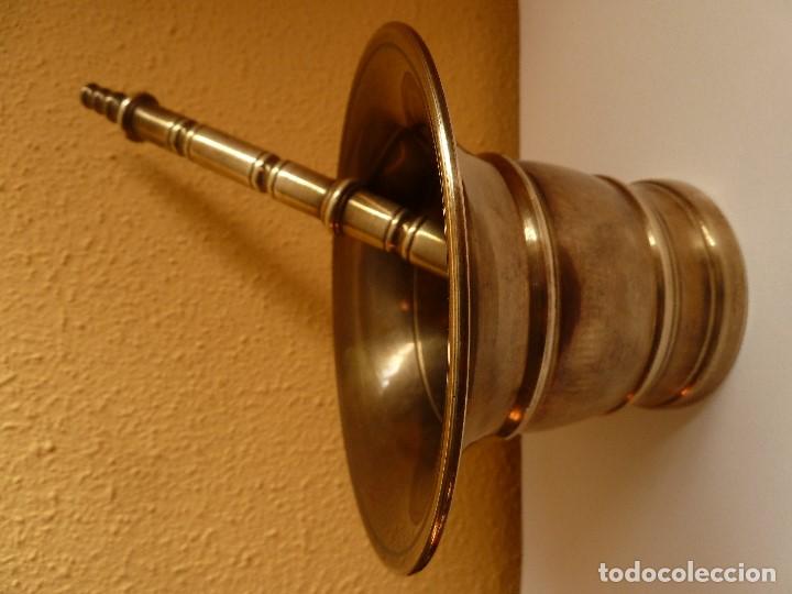 Antig&uuml;edades: ANTIGUO ALMIREZ&middot;MORTERO DE BRONCE - Foto 1