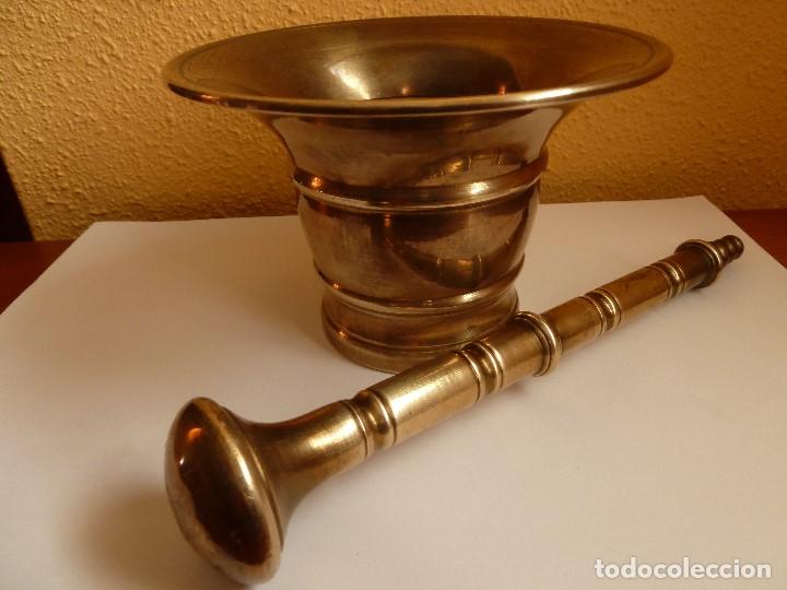 Antig&uuml;edades: ANTIGUO ALMIREZ&middot;MORTERO DE BRONCE - Foto 2