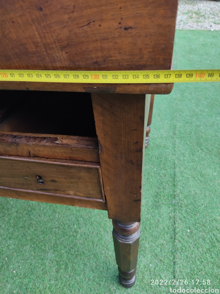Antig&uuml;edades: Mesa escritorio antigua - Foto 10