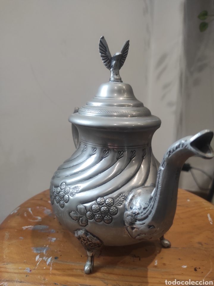 Antig&uuml;edades: ELABORADA TETERA DE LA MARCA SADF, DETALE DE UVAS - Foto 3