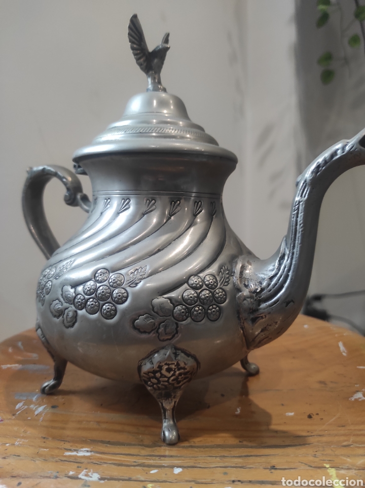 Antig&uuml;edades: ELABORADA TETERA DE LA MARCA SADF, DETALE DE UVAS - Foto 4