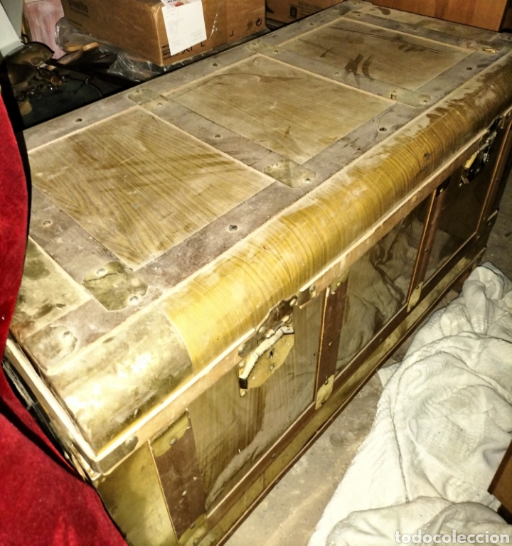Antig&uuml;edades: Ba&uacute;l antiguo 1x55x64 - Foto 3