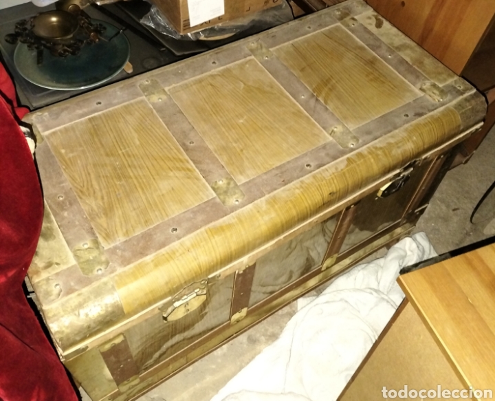 Antig&uuml;edades: Ba&uacute;l antiguo 1x55x64 - Foto 1