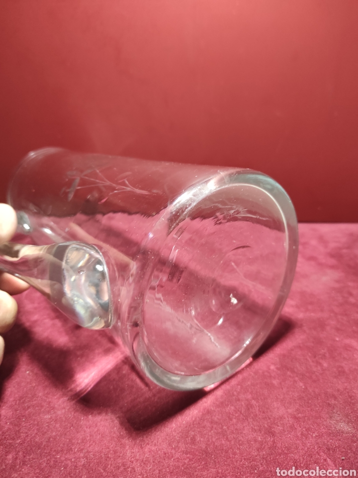 Antig&uuml;edades: Jarra cristal labrado - Foto 3