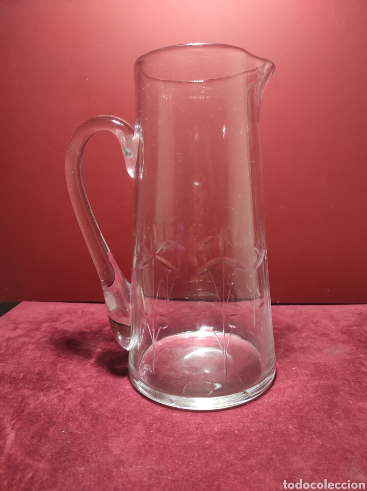 Antig&uuml;edades: Jarra cristal labrado - Foto 1