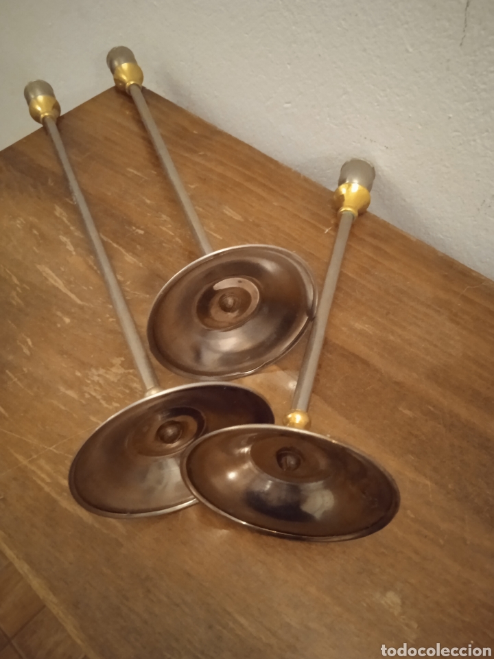 Antig&uuml;edades: 3 candelabros - Foto 4