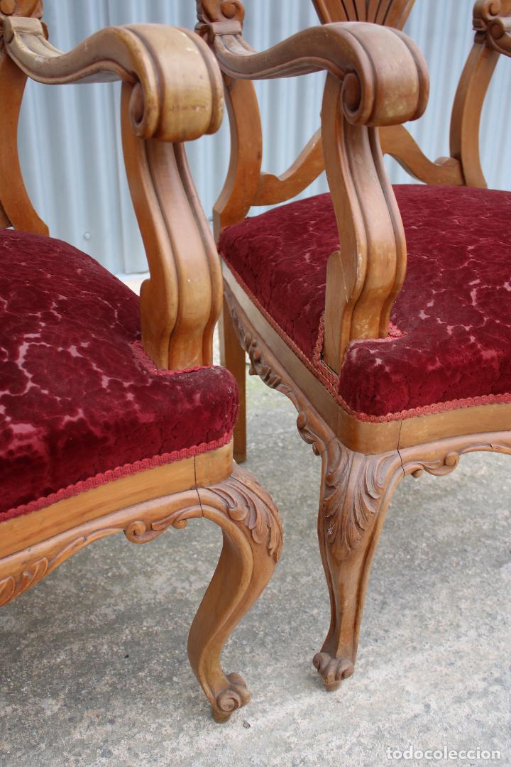 Antig&uuml;edades: pareja de sillones antiguos - Foto 2